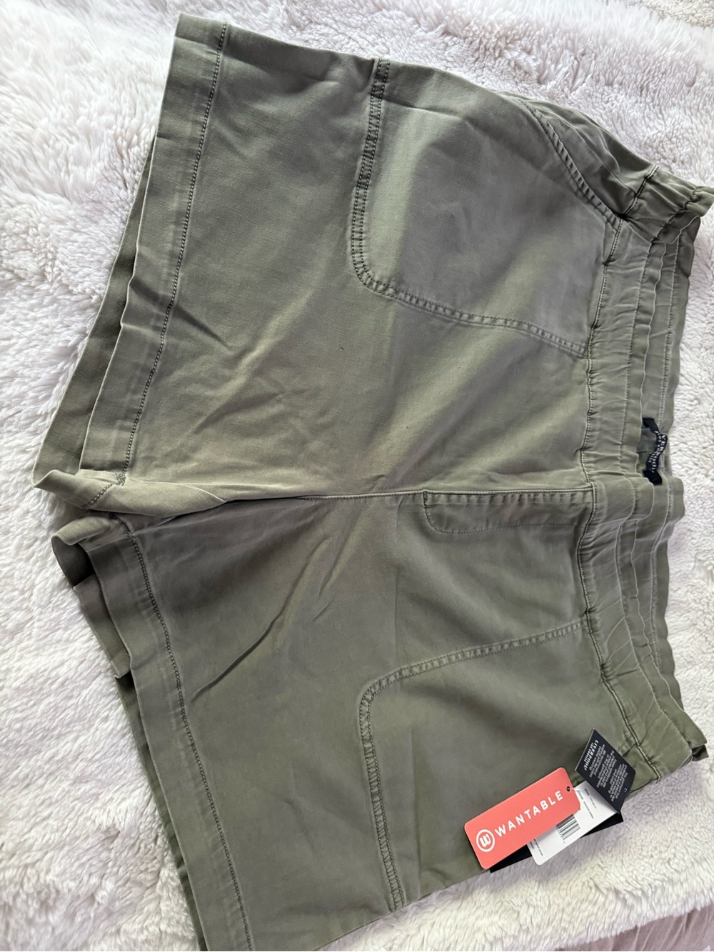 Liverpool Olive Green Women's Cargo Shorts